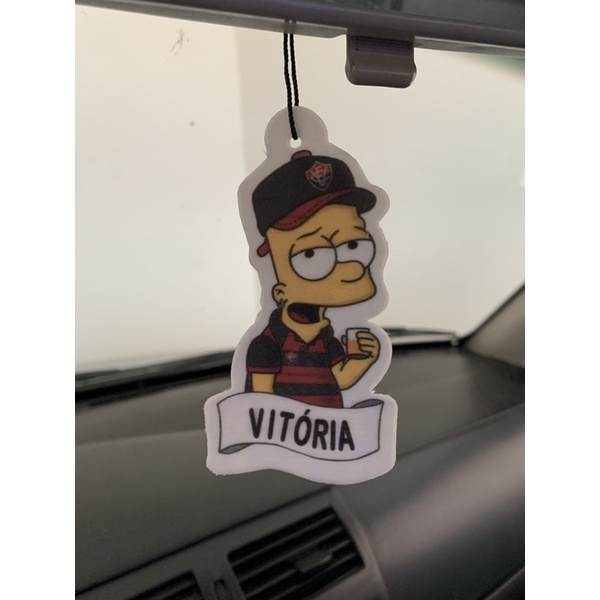 Aromatizantes Personalizados - Time Vitória - Cheirinho de Carro - Pronta Entrega no Brasil - Tipo little trees