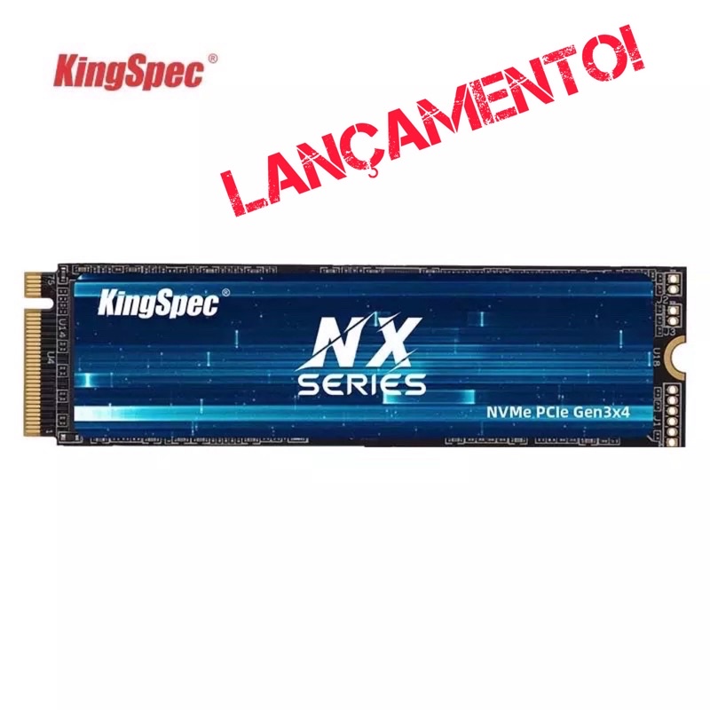 SSD Gamer Nvme NX M2 M.2 Pci-e 256GB Kingspec Super Velocidade!