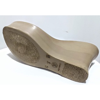 01 Par Solado Para Sandalia Anabela Calçado Feminino Plataforma Pu
