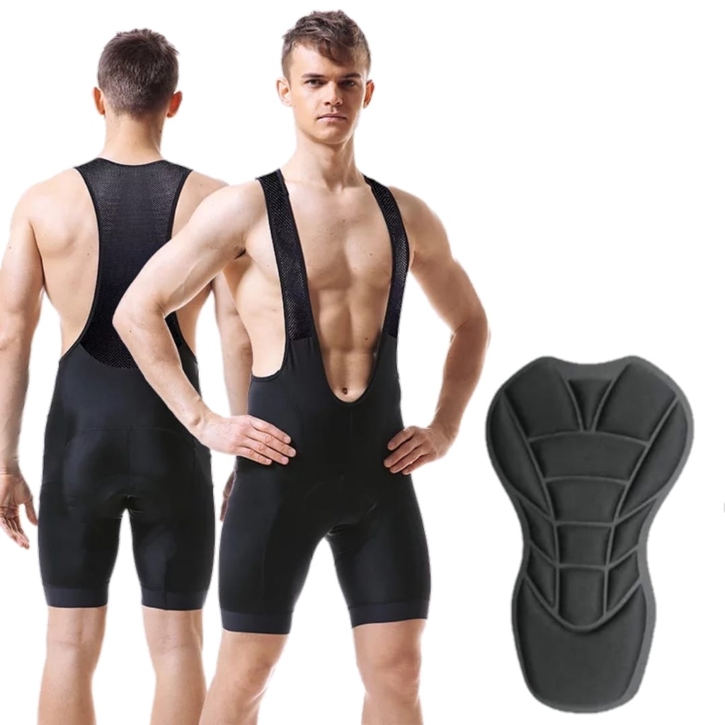 Bretelle Bermuda Ciclismo Bike Mtb Forro Multigomos De Dupla Camada  Alta Densidade