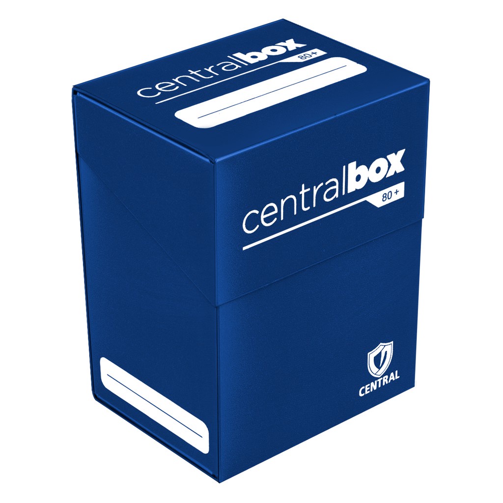 Deck Box Central Box 80+ Azul Pokemon Magic Yugioh