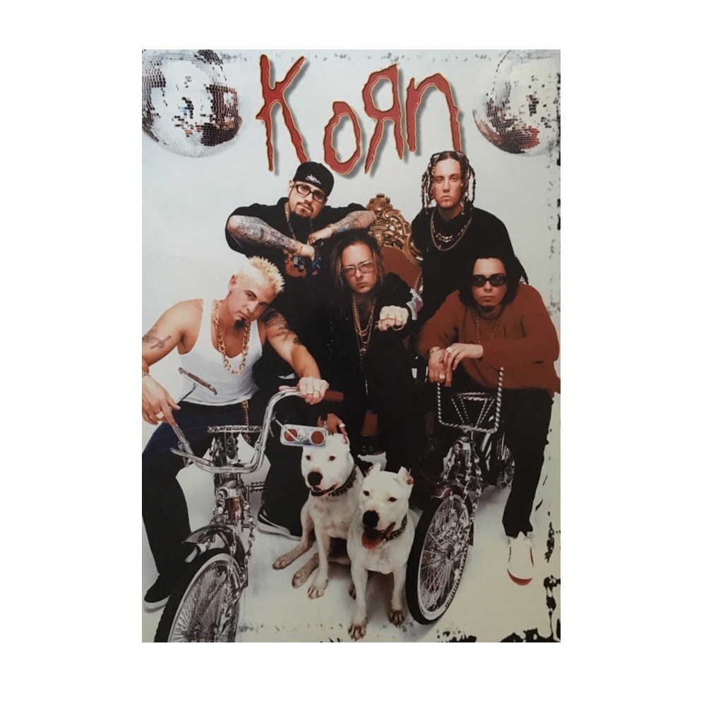 Poster Cartaz Placa Mdf Quadrinho Korn Banda Rock Shopee Brasil 0909