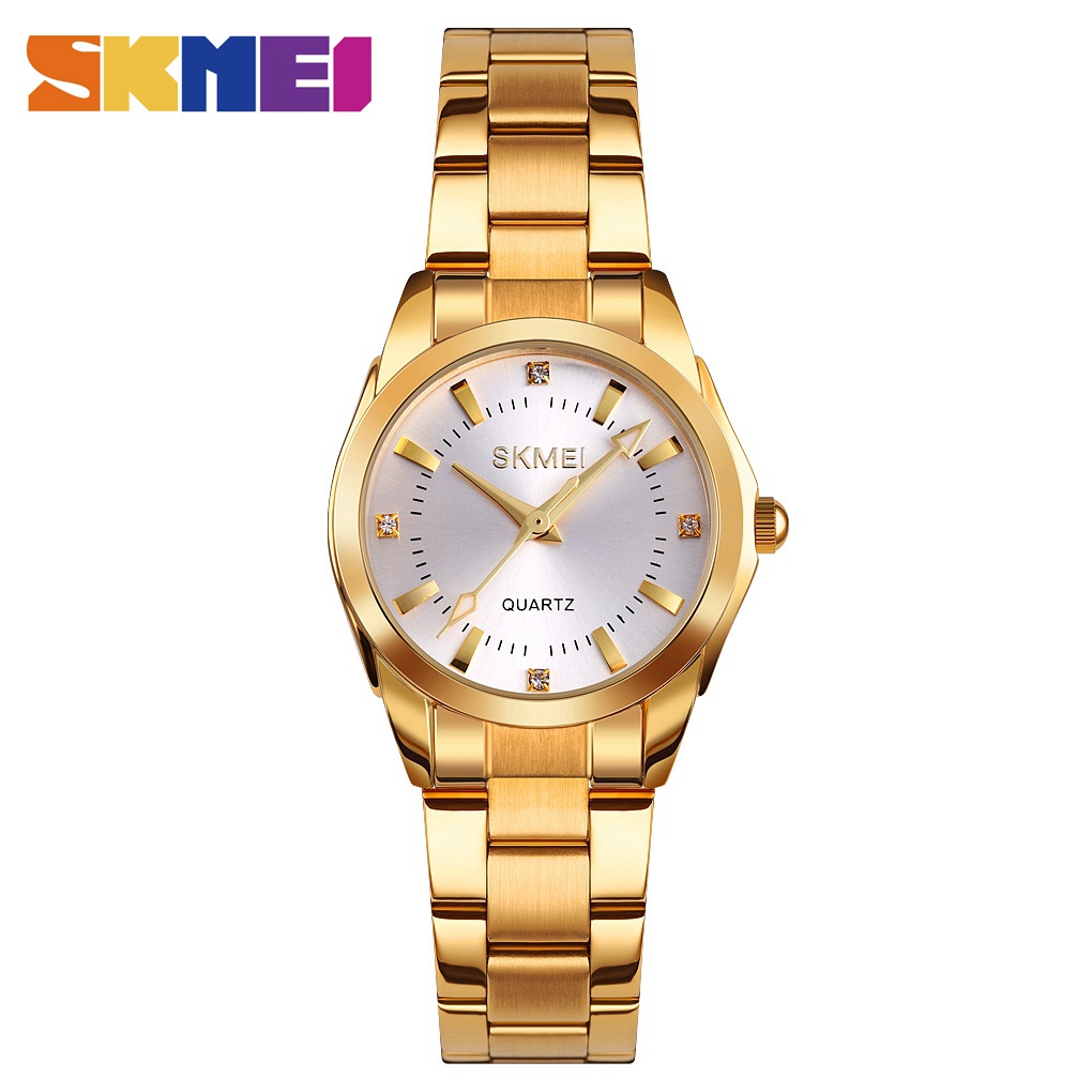 SKMEI Relógio Feminino Marca Original Casual Quartzo Moda Relogio à Prova D'água em Oferta na Shopee