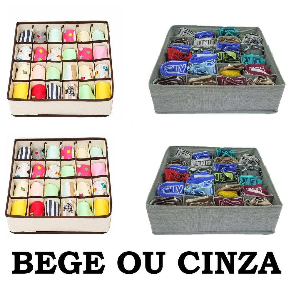 Organizador Porta Calcinha Lingerie Cueca Meia Gaveta 2 Un Shopee Brasil 3233