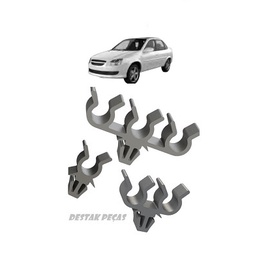 Kit das Presilhas de Fixação do Suporte dos Cabos de vela  Chevrolet Classic Sedan 2010 -2017