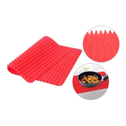 Tapete Silicone Culinário Assar Comida Saudável Tira Gordura
