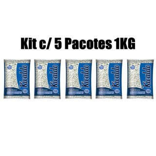 Kit 5 Pacotes Feijão Branco - 1kg - Kicaldo