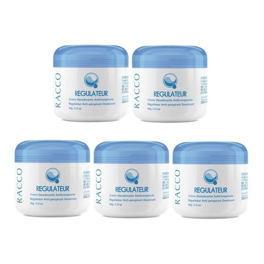 Creme Desodorante Regulateur Racco Cod 1000 - 5 Unidades