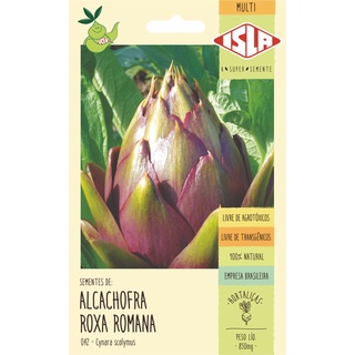 Semente de Alcachofra Roxa Romana - Sementes Hortaliças Isla