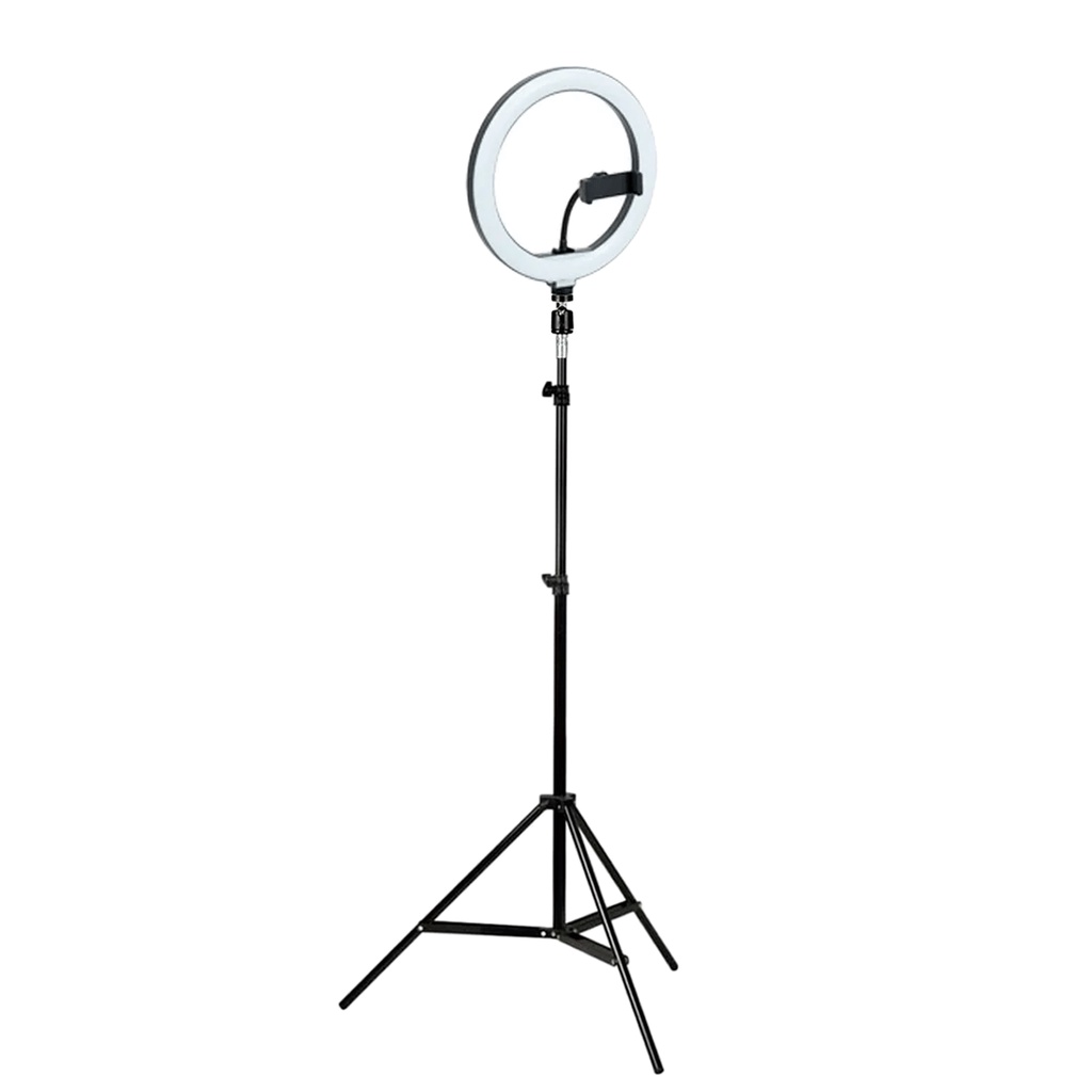Ring Light 26cm Sou Foto LC-26 com Suporte para Celular e Tripé de Iluminação 2m