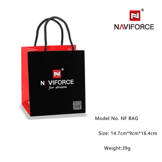 Bolsa De Papel Original Naviforce Para Presente Atacado Não Vendido