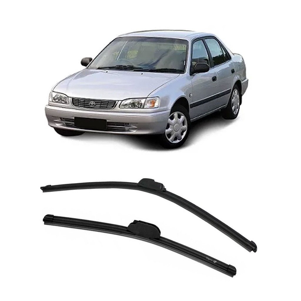 Kit Palheta Toyota Corolla 1992 a 2001 Limpador Parabrisa Silicone em Oferta na Shopee