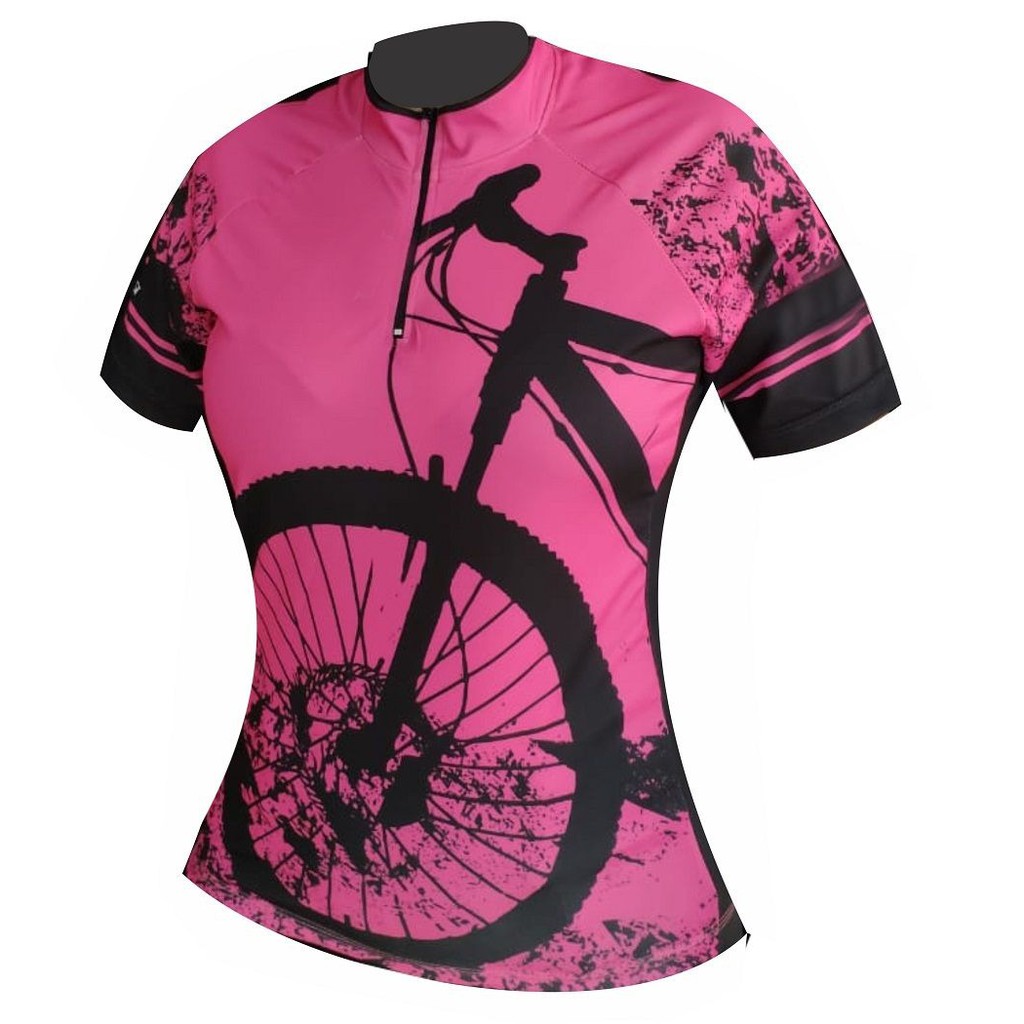 Camisa Feminino Ciclismo Roupa Ciclista Camiseta Mtb Bike ciclista feminina
