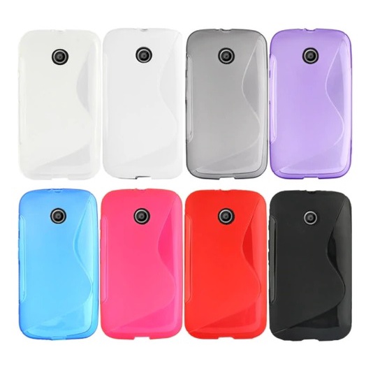 Capa Compatível com Moto E Xt1021 Xt1022 Xt1025 E1 Silicone Tpu S-line Motorola