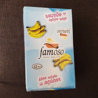 Bananinha cremosa sem adição de açúcar display com 24 unidades