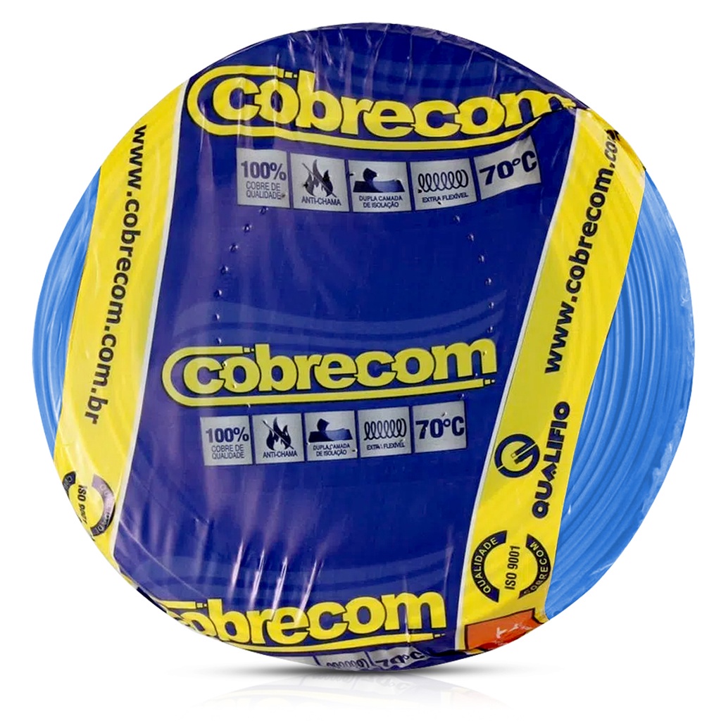 Detalhes do Fio Cabo Flexivel 1,5mm 100 Metros Cores Cobrecom