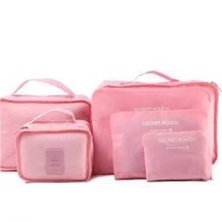 Organizador De Malas Para Viagem Kit 6 Peças Travel Envio
