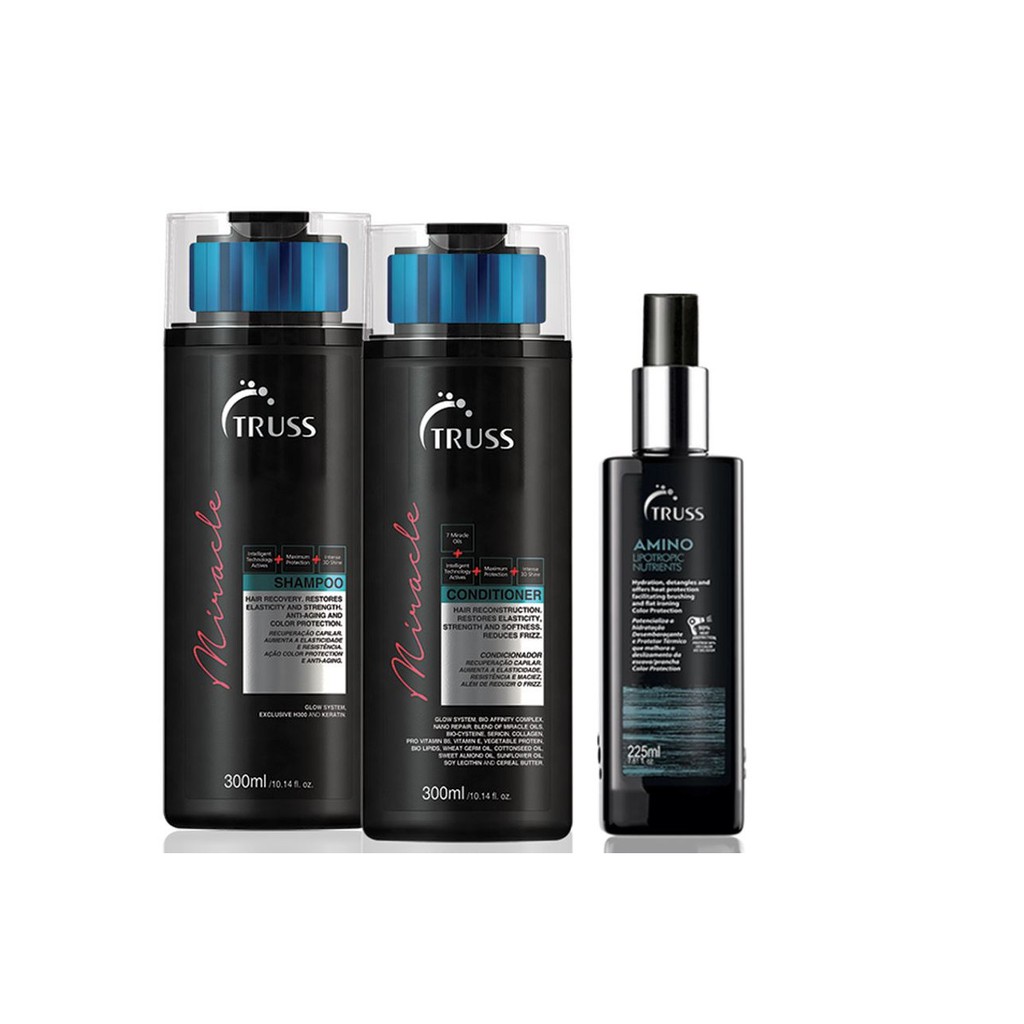 Truss Miracle Shampoo e Condicionador e Amino