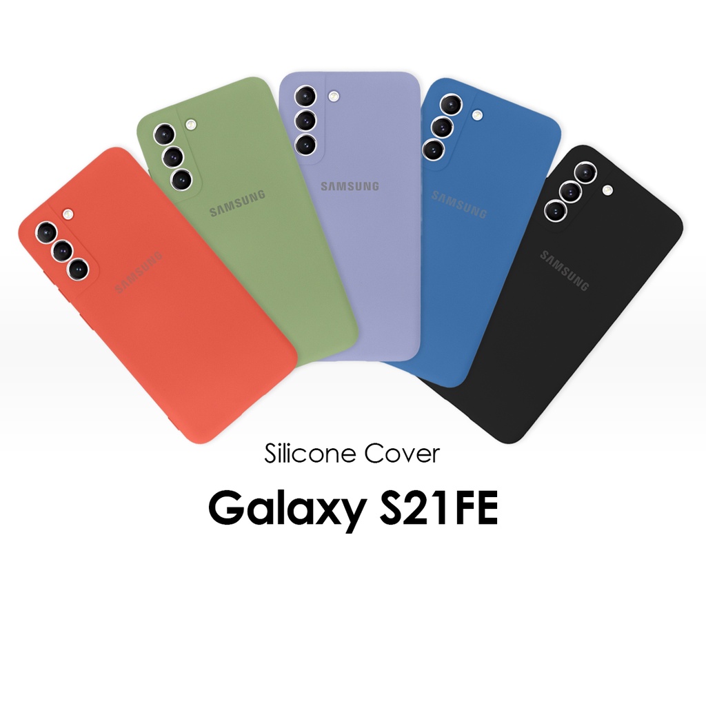 Capa para novo Galaxy S21 FE Silicone Aveludada Capinha Premium Envio Imediato no Brasil Clear Cover ou Pelicula S21 FE