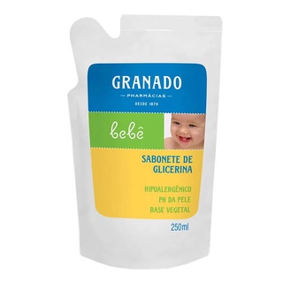 Refil Sabonete de Glicerina Líquido Granado Bebê 250ml
