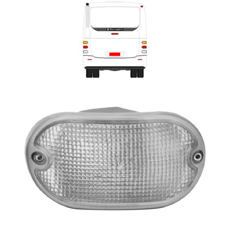 Lanterna Traseira Luz de Ré Ônibus Marcopolo Torino / Senior