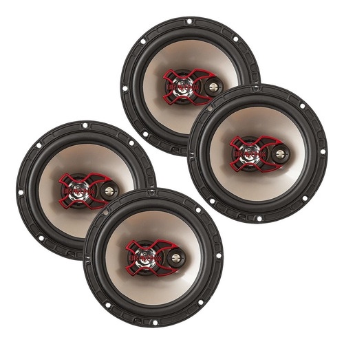 Kit 4 Auto Falante Bravox 6 50w Mobi Siena Idea Stilo Marea em Oferta na Shopee