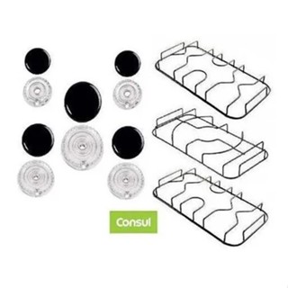 Kit Espalhador + Queimador + Grelha Consul - 5 Bocas Cf475ar em Oferta na Shopee