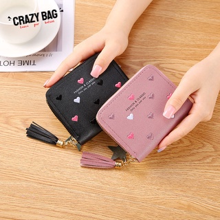 Crazy Bag 2022 Nova Versão Coreana Carteira Feminina Bordada Com Embreagem Zíper Porta-Moedas