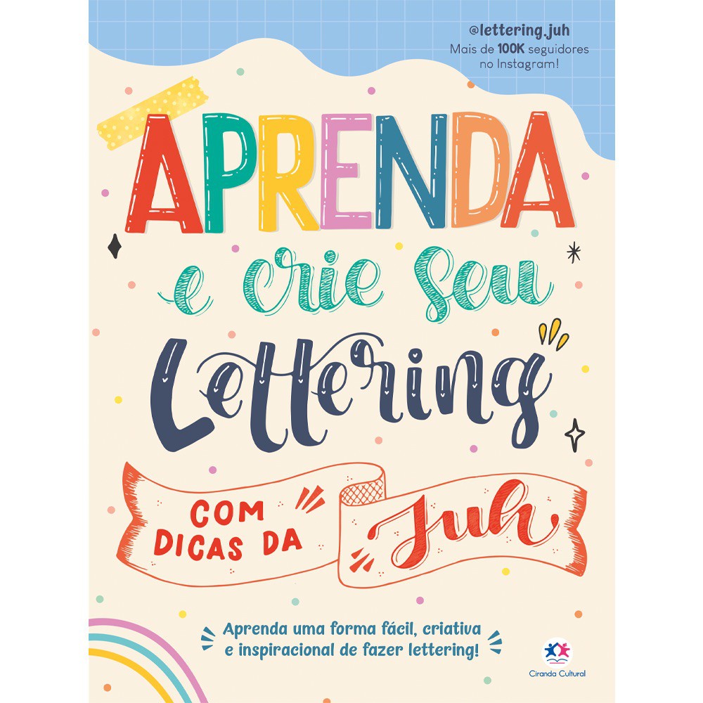 Livro - Aprenda e crie seu lettering com dicas da Juh em Oferta na Shopee