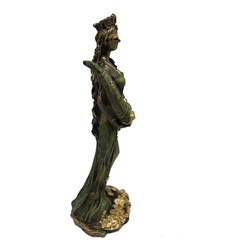 Deusa Da Fortuna Wicca Estatueta Resina (dourada)