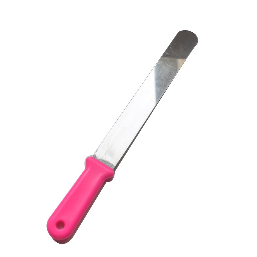 Espatula para Alisar Bolo para Confeitaria Linha Color Rosa Pink Profissional - Bolo / Confeitaria / Doces