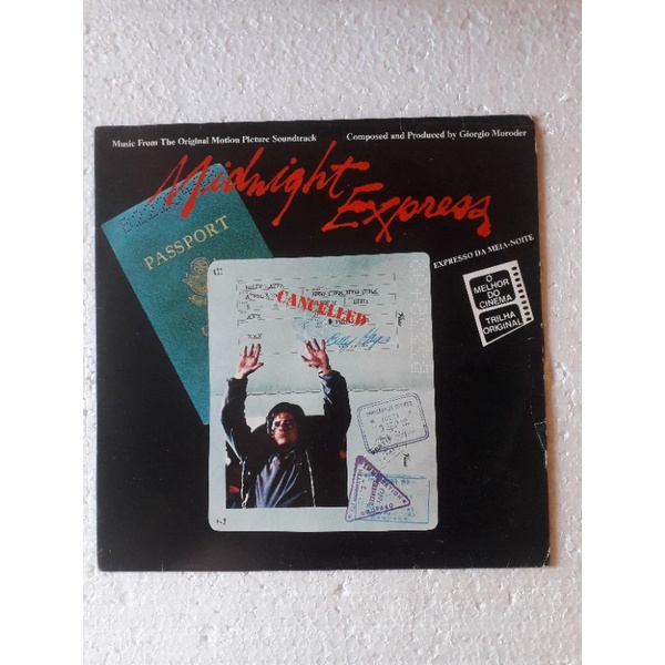 LP Trilha Sonora Filme O Expresso da Meia Noite 1979