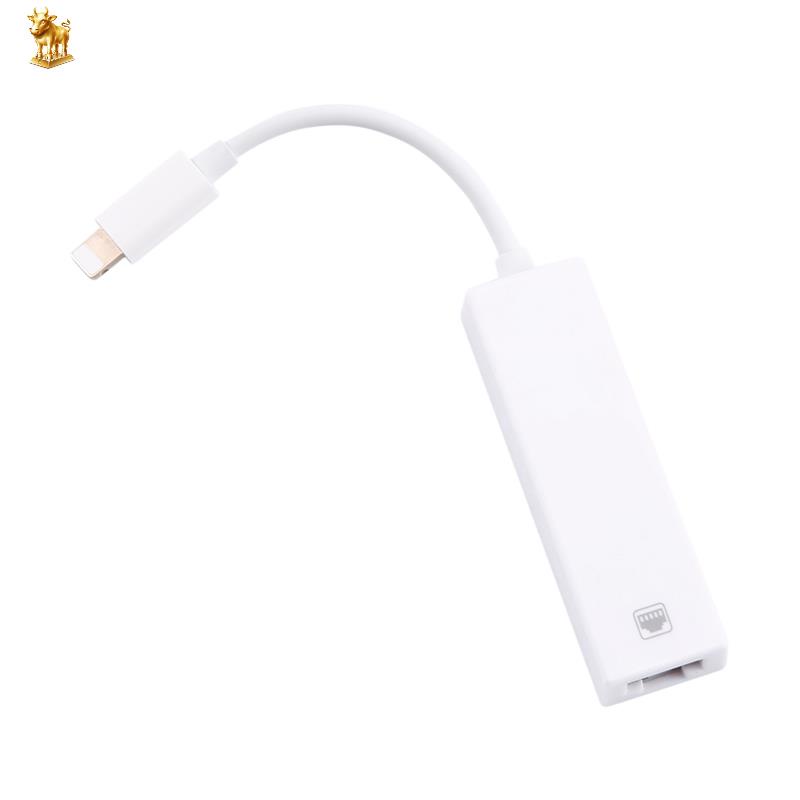 lightning to rj45 ethernet lan network adapter