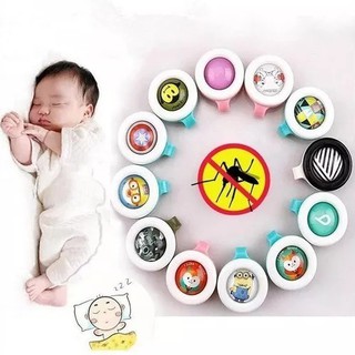1pç Botão Repelente Para Mosquitos Seguro Para Crianças Fivela Repelente Anti Mosquitos