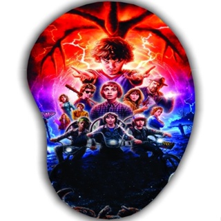 Mouse pad estampado Stranger things animação com apoio confortavel em Oferta na Shopee