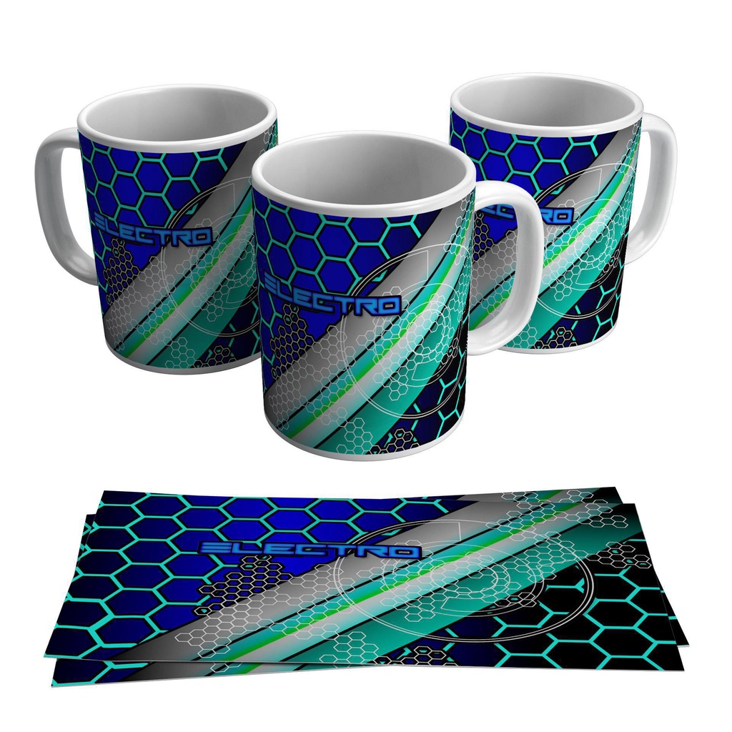 Caneca Eletro Music Dj Dance Música Rave
