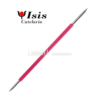 Palito unha Isis Cutelaria cor Rosa em Oferta na Shopee