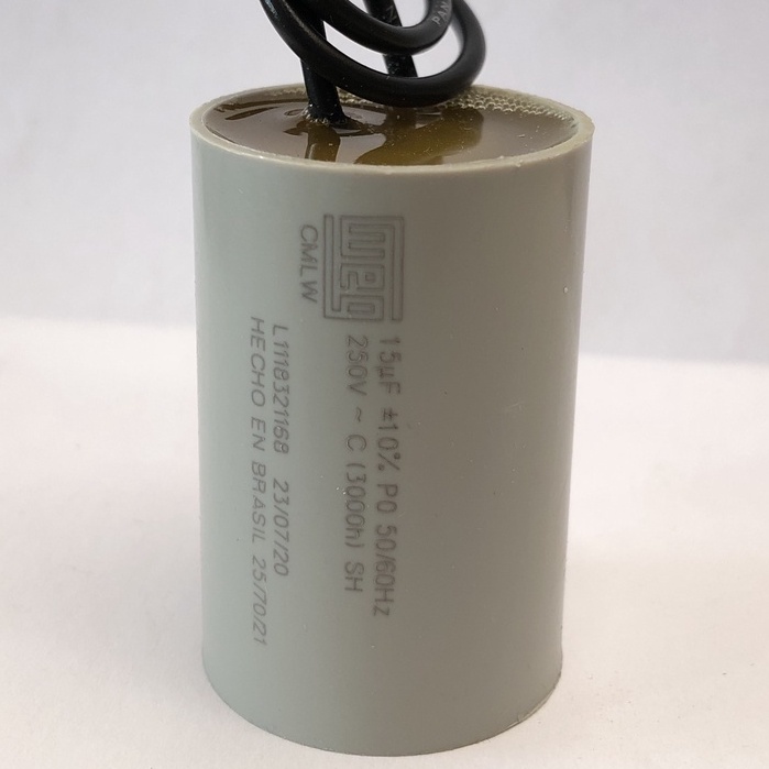Capacitor Do Motor Lavadora Tanquinho Centrífuga 15 Uf 250v.