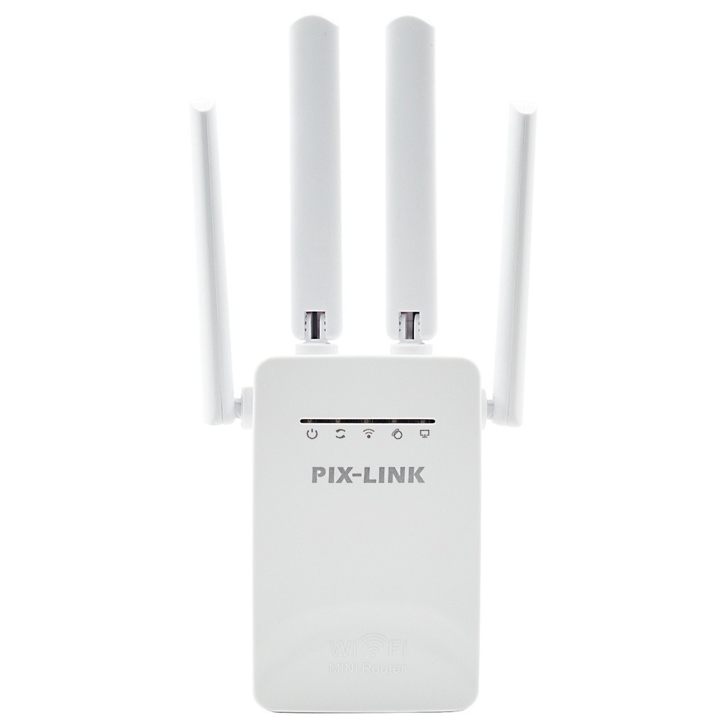 Repetidor De Wifi Para Oficina Y Hogar Amplificador De Señal Wifi Extensor De Señal, 6 Antenas,Amplia Cobertura, Fácil Instalación, Compatible Con Todos Los Dispositivos, Color Blanco