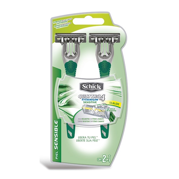 Aparelho Schick Quattro Titanium Descartavel