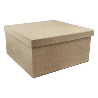 Caixa Lisa Organizadora Com Tampa 30x30x15 Cm MDF Cru em Oferta na Shopee