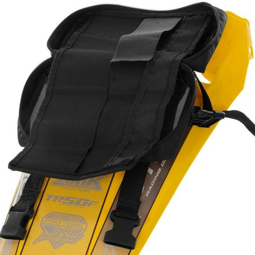 Bag Bolsa De Ferramentas Para Paralama Moto Pro Tork Traseiro Motocross Trilha Enduro Preta · foto 2