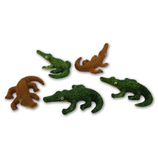 Jacaré M Miniatura Pct C/4 Peças em Oferta na Shopee