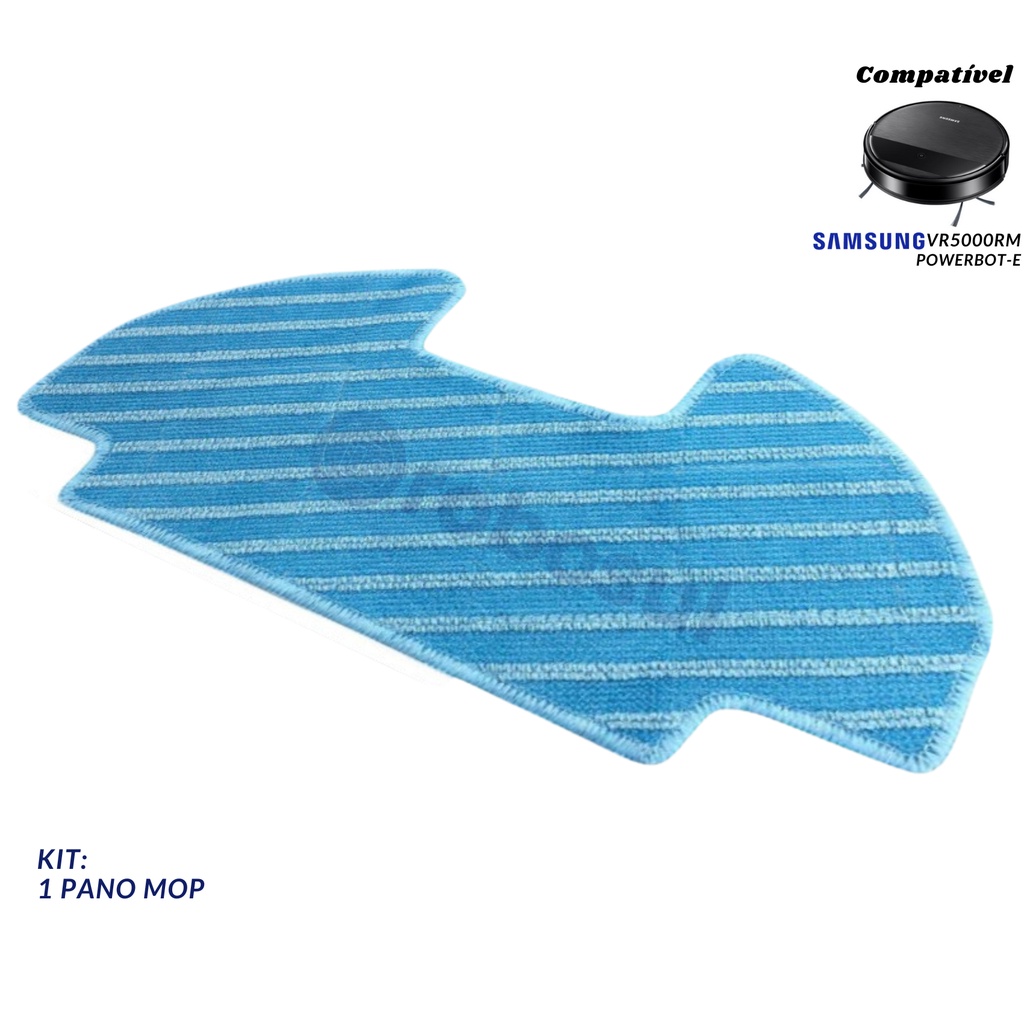 Pano Mop Para Robô Aspirador Samsung Powerbot-e Vr5000rm - VR05R5050WK/AZ