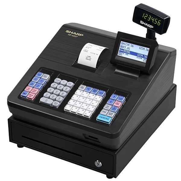 Caixa Registradora Sharp XEA207 com Impressora e Display para Cliente