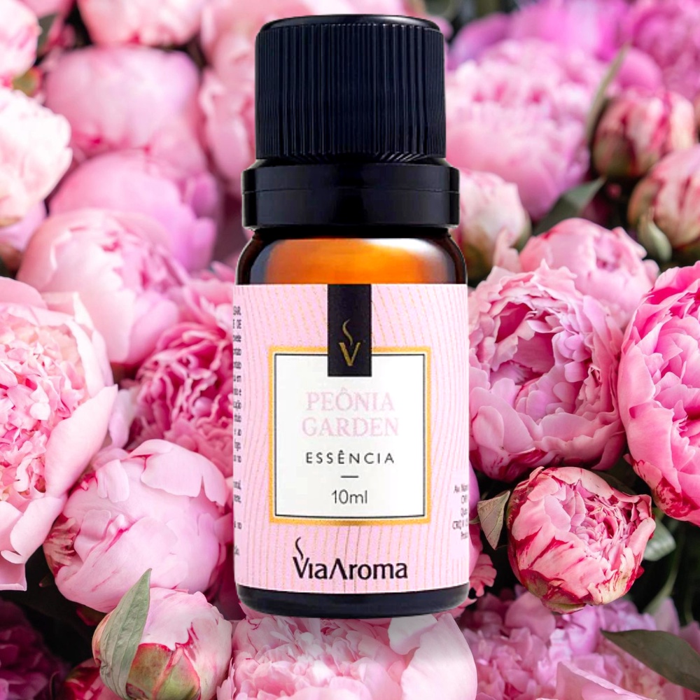 Essencia Para Aromatizador De Ambientes Difusor Peonia Garden Via Aroma |  Shopee Brasil