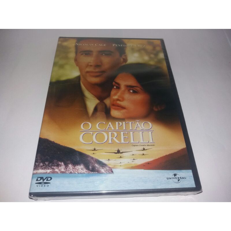 Dvd - O Capitao Corelli - 2001 - Nicolas Cage - Penelope Cruz - Lacrado
