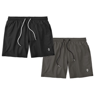 Kit 2 Shorts Bermudas Liso Lisa Masculino Tactel Básico