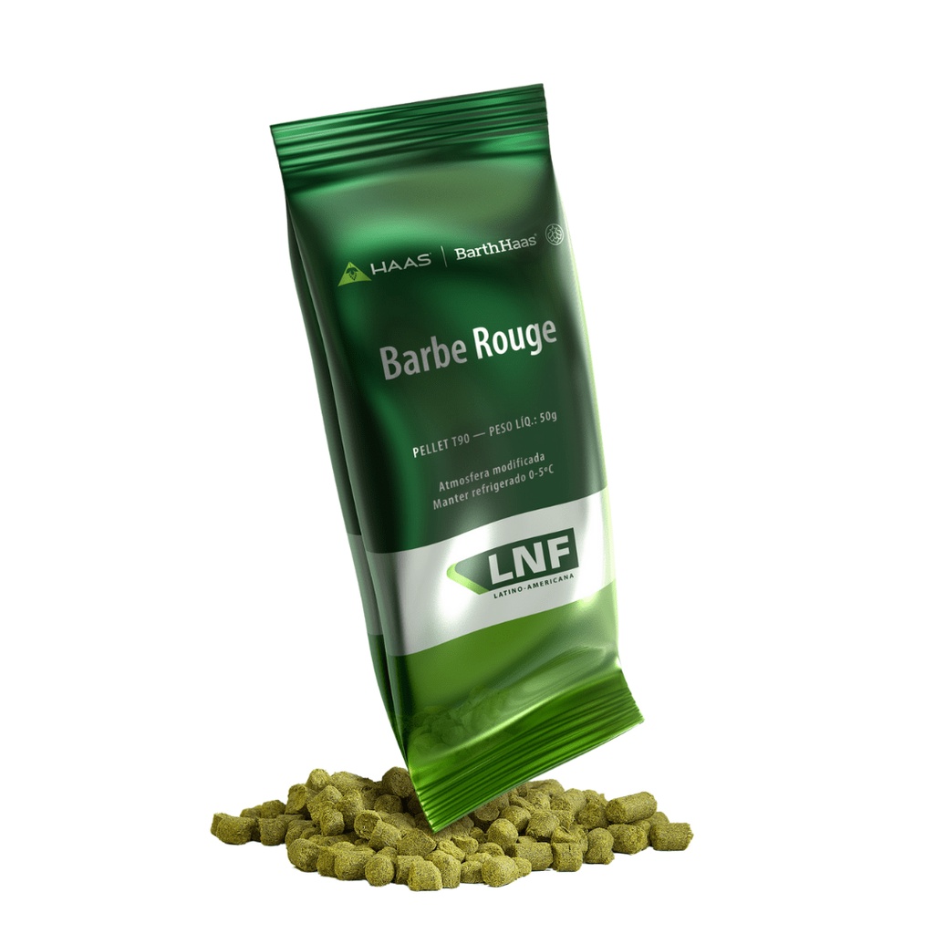 Lúpulo Barth Haas Barbe Rouge - 50g (pellets)