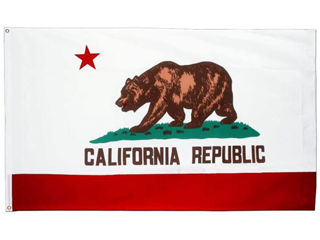 Bandeira da Califórnia 145cm x 90cm da Marca  Suarez Bandeiras - Cores Nítidas Com ilhós em Oferta na Shopee